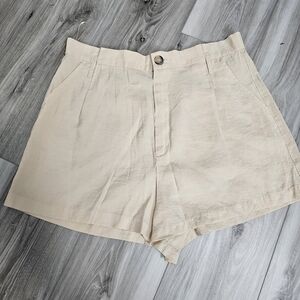 Women's Cream Zara Shorts Sz XL